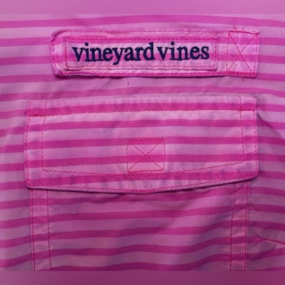 Vineyard Vines Pink Striped Button Down Shirt - Picture 4 of 9